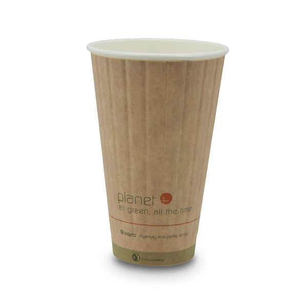 16 oz Double Wall Compostable Hot Cups